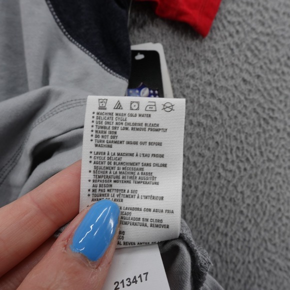 New England Patriots T Shirt NFL Team Apparel‎ Since 1960 Red Gray Blue Mens M - Picture 12 of 14